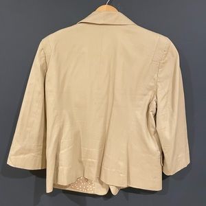 Ann Taylor Tan Blazer Size 16
